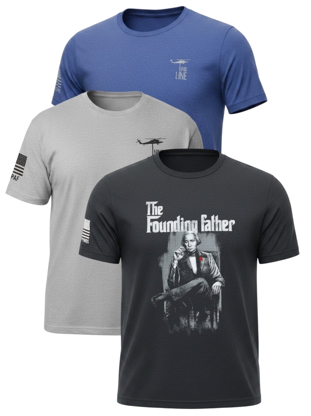 Nine Line Apparel 3 Shirt Bundle - 2XL